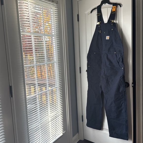 Carhartt Dark Blue Bib Overalls - Picture 2 of 8